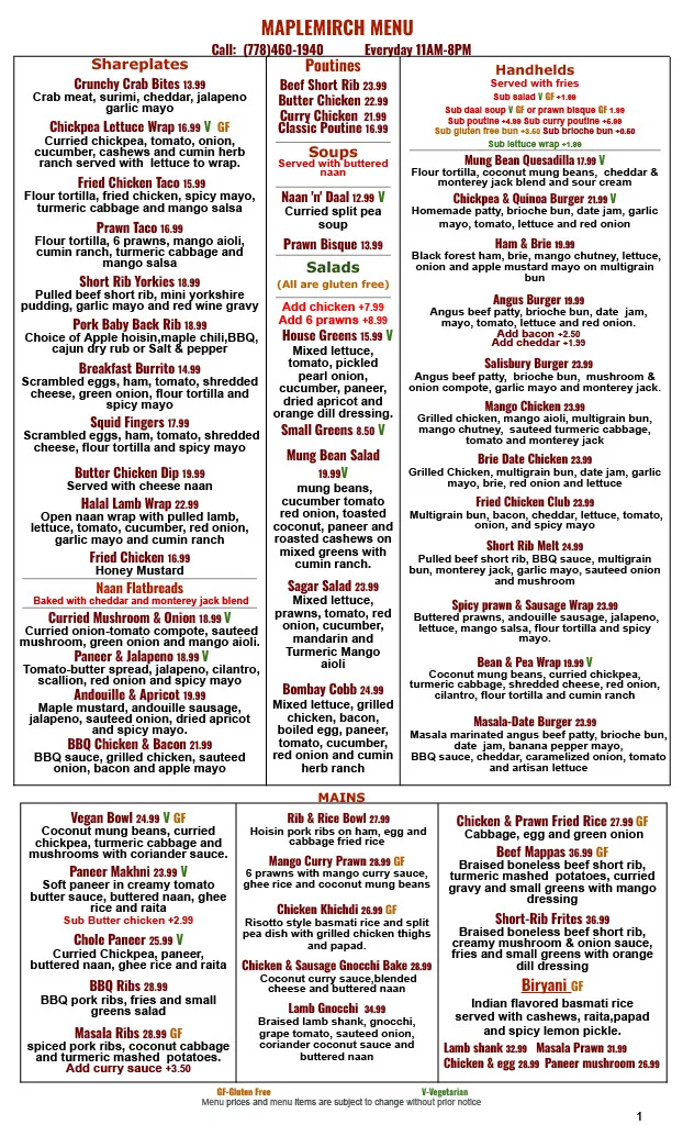Menu_MapleMirch_Castlegar_image_old_2