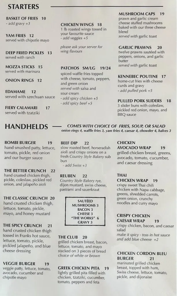 Menu_The Backeddy Pub_Castlegar_image_old_1