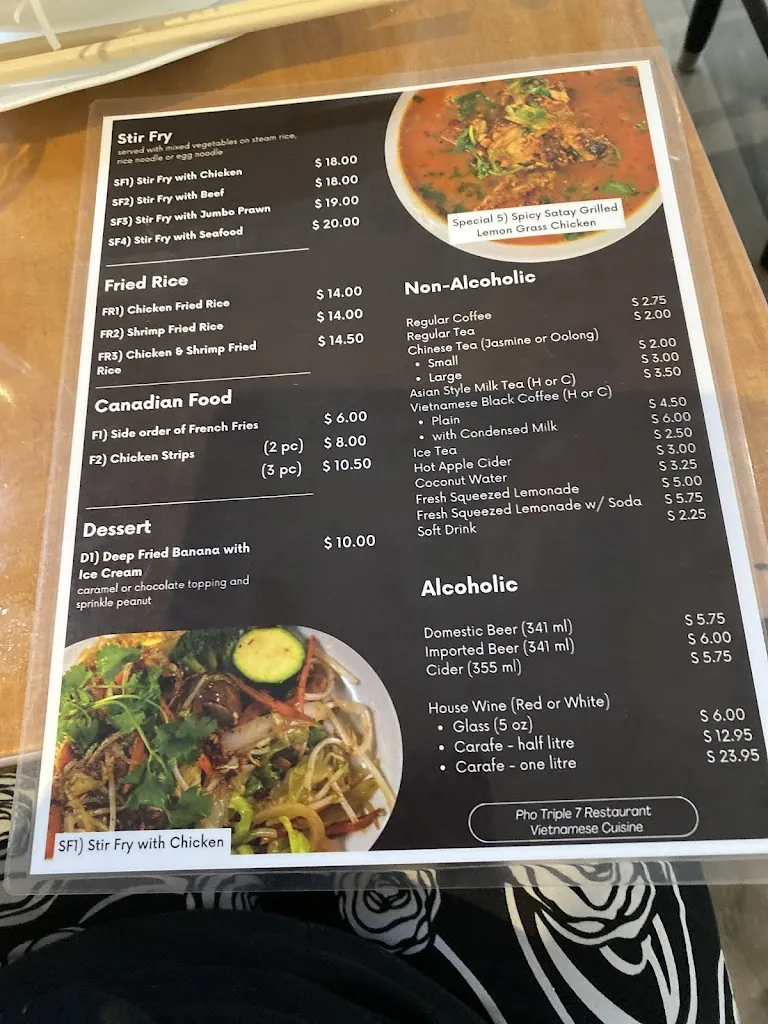 Menu_Pho Triple 7 Restaurant_Chemainus_image_old_1