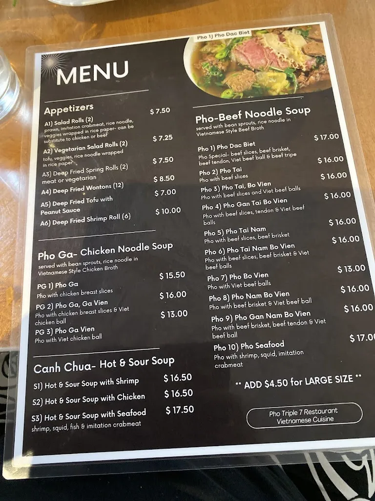Menu_Pho Triple 7 Restaurant_Chemainus_image_old_3