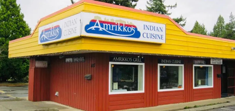 Amrikko's Indian Grill restaurante en Coombs