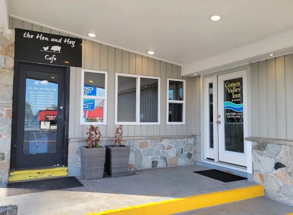 The Hen and Hog Cafe restaurante en Courtenay