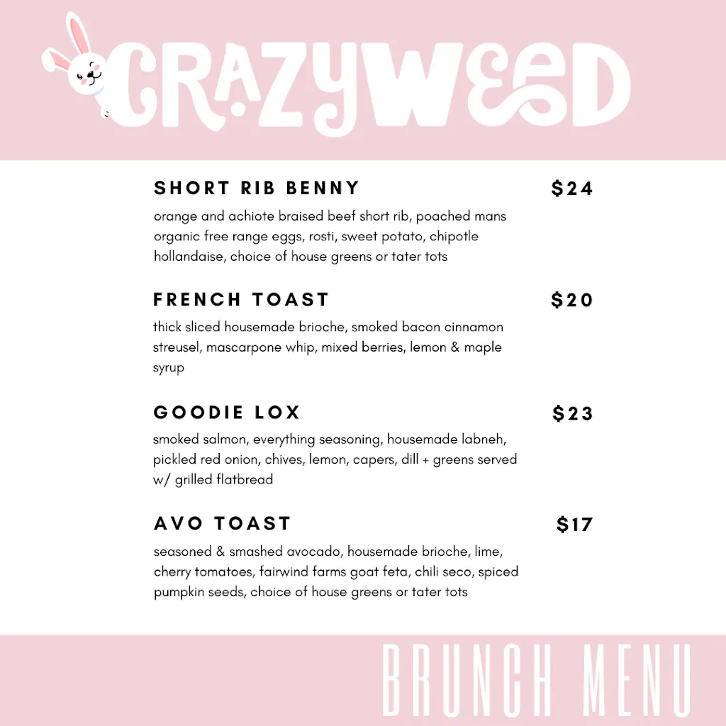 Menu_Crazyweed Kitchen_Canmore_image_old_1