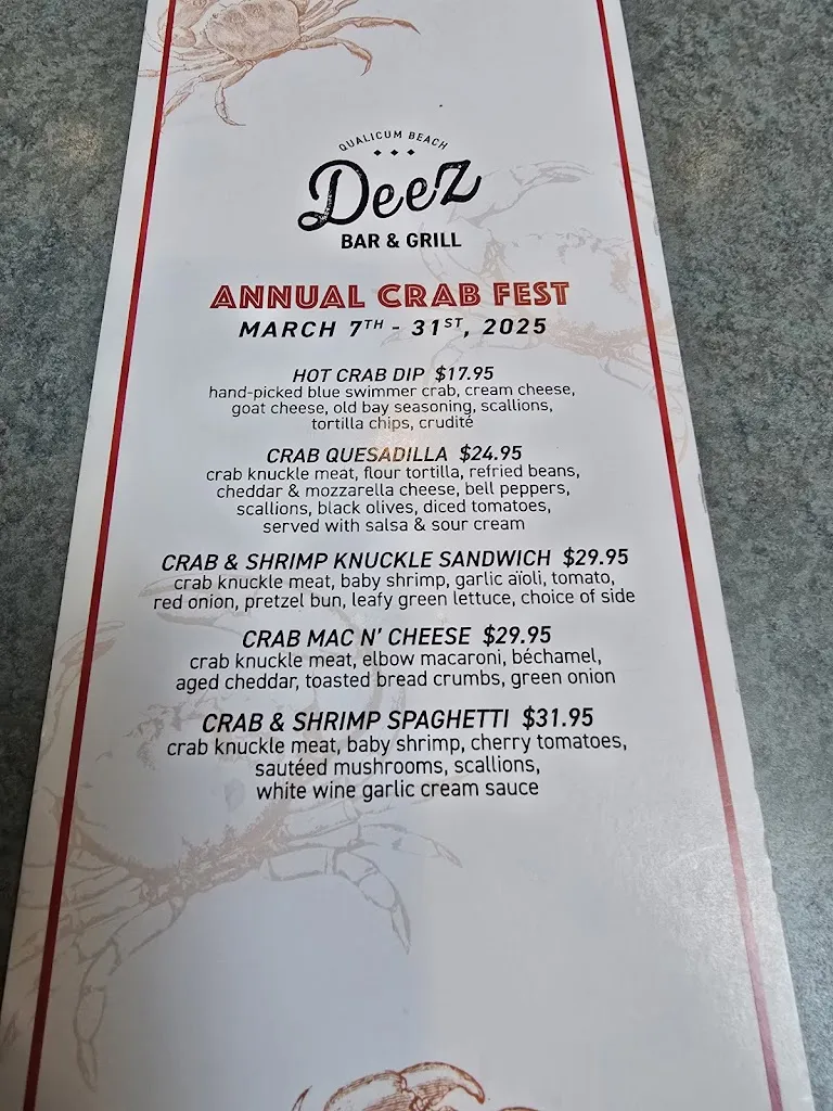 Menu_Deez Bar & Grill_Fairwinds_image_old_1