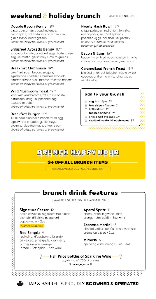 Menu_Tap & Barrel • Willowbrook_Langley_image_old_1