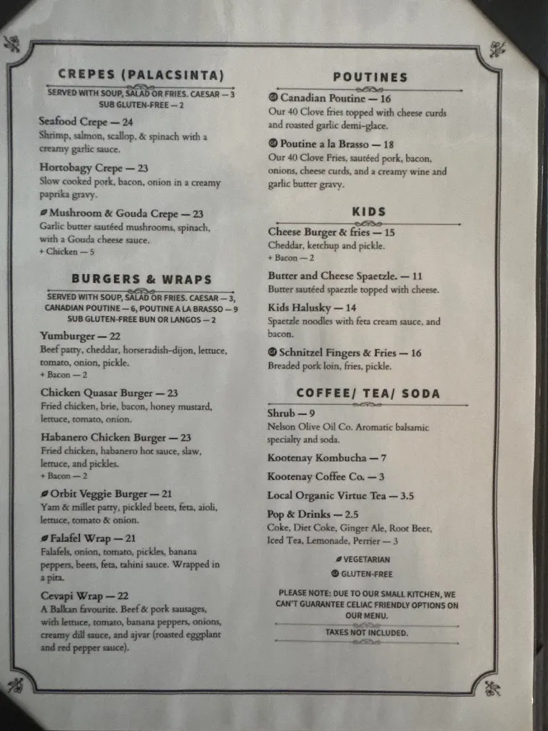 Menu_Outer Clove Restaurant_Nelson_image_old_1