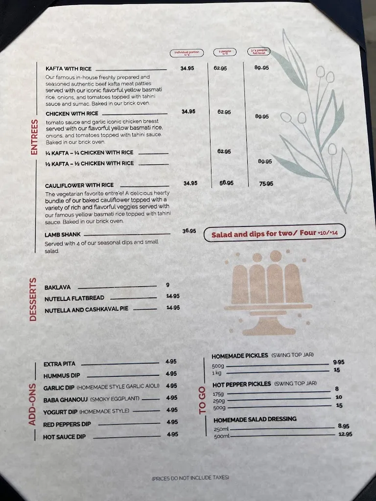 Menu_Wild Thyme_New Westminster_image_old_1