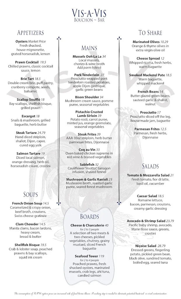 Menu_Vis-à-Vis_Oak Bay_image_old_1