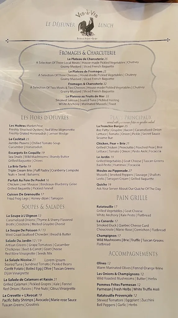 Menu_Vis-à-Vis_Oak Bay_image_old_3