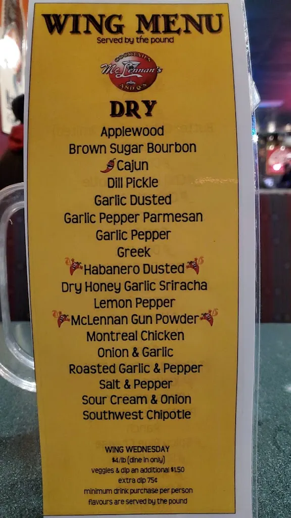 Menu_McLennan's_Coaldale_image_old_3