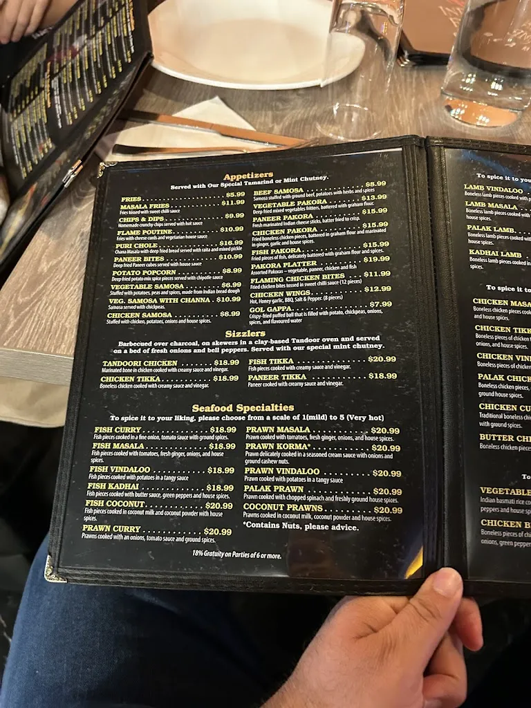 Menu_The Flame_Osoyoos_image_old_2