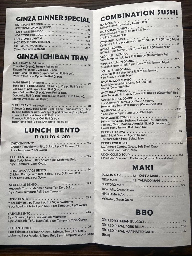 Menu_Ginza Ichiban_Quesnel_image_old_1