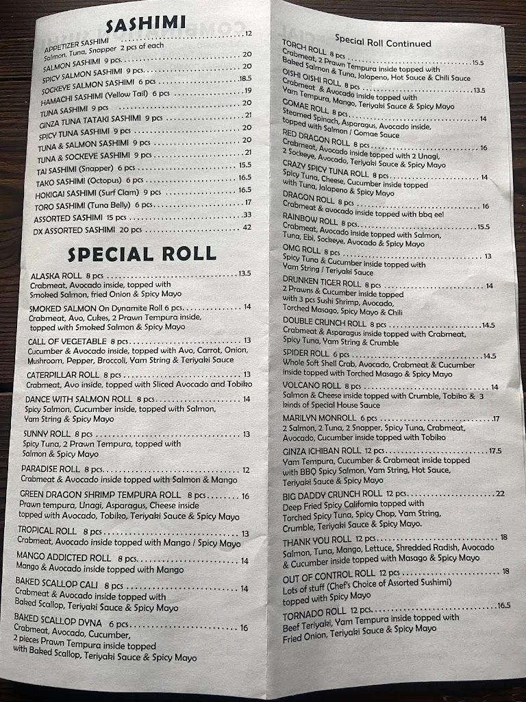 Menu_Ginza Ichiban_Quesnel_image_old_2