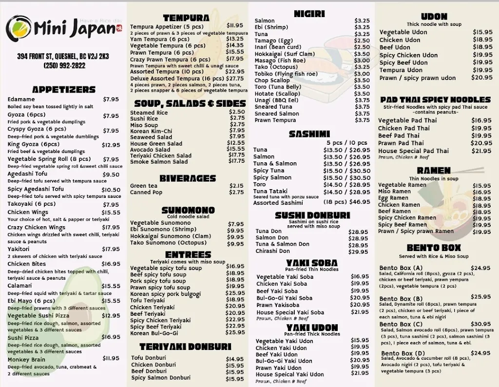 Menu_Mini Japan_Quesnel_image_old_1
