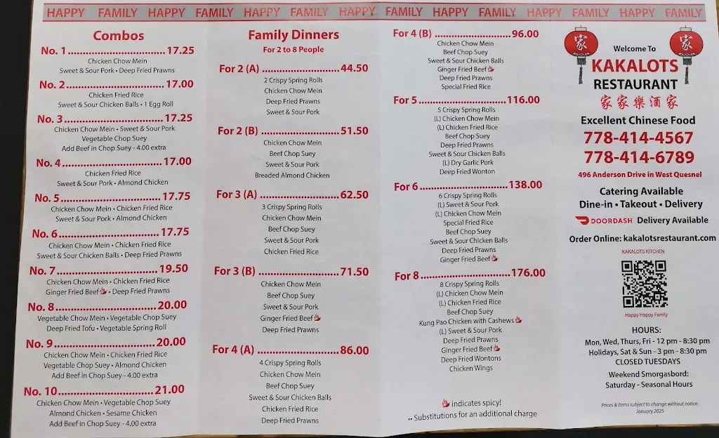 Menu_Kakalots Restaurant_Quesnel_image_old_1
