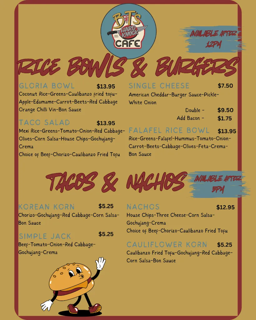 Menu_B&T's Hard Knock Cafe_Rossland_image_old_2