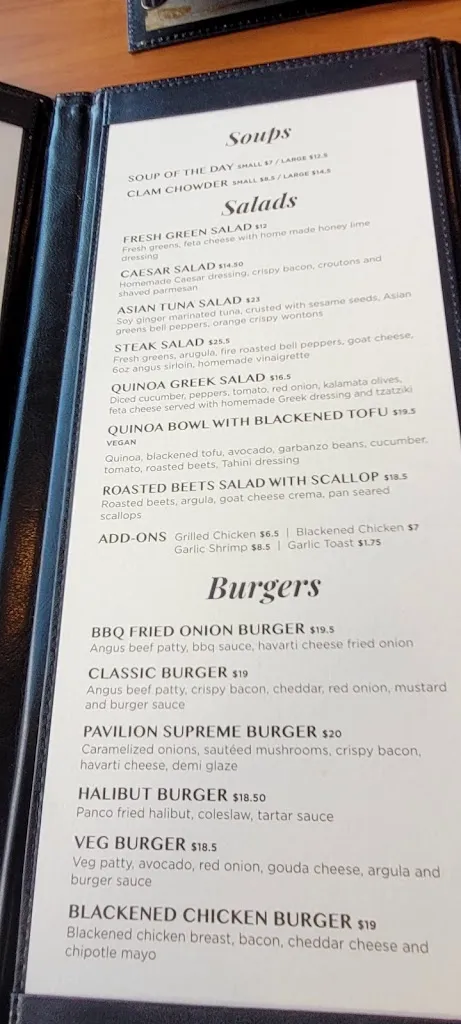 Menu_The Olive Restaurant_Prince Rupert_image_old_1