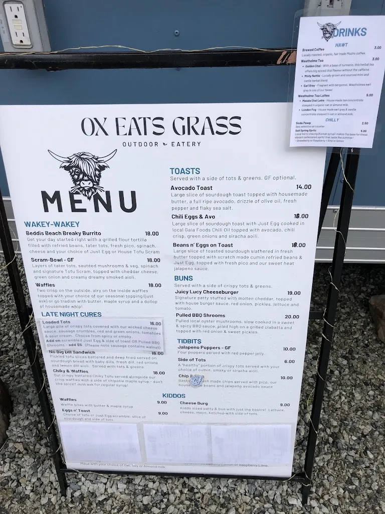 Menu_Ox Eats Grass_Salt Spring Island_image_old_2