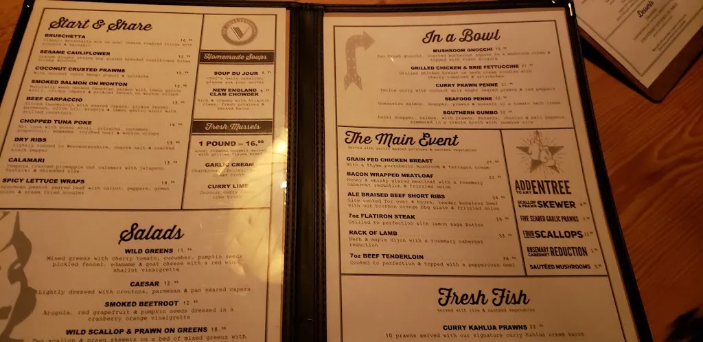 Menu_Vault Restaurant_Surrey_image_old_2