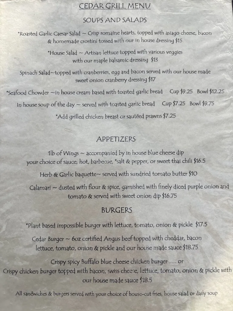 Menu_Cedar Grill_Ucluelet_image_old_1