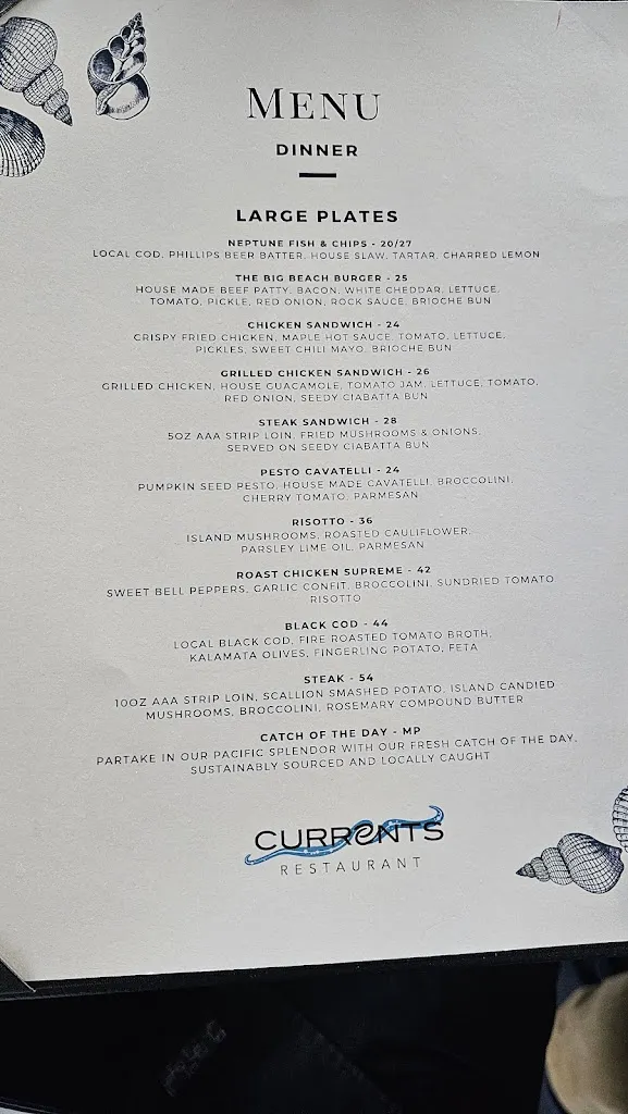 Menu_Currents Restaurant_Ucluelet_image_old_2