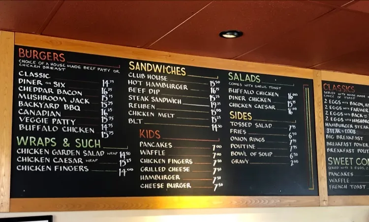 Menu_Diner On Six_Vernon_image_old_1