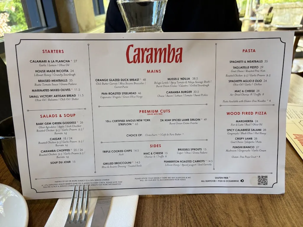 Menu_Caramba Restaurant_Whistler_image_old_3