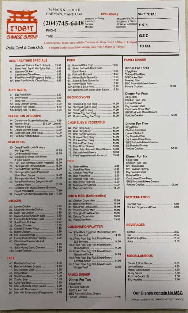 Menu_Tidbit Restaurant_Carman_image_old_1