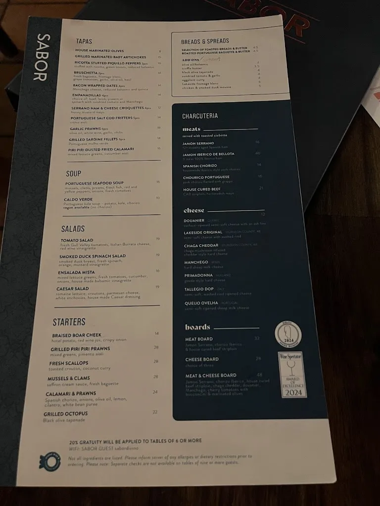 Menu_Sabor Restaurant_Edmonton_image_old_1