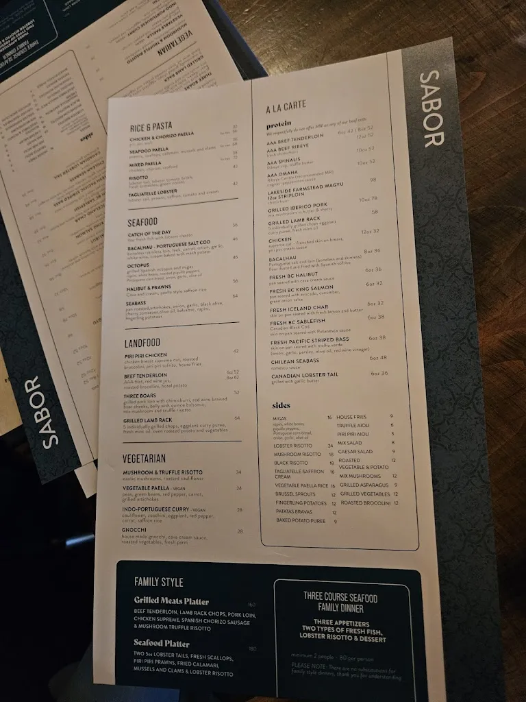 Menu_Sabor Restaurant_Edmonton_image_old_2