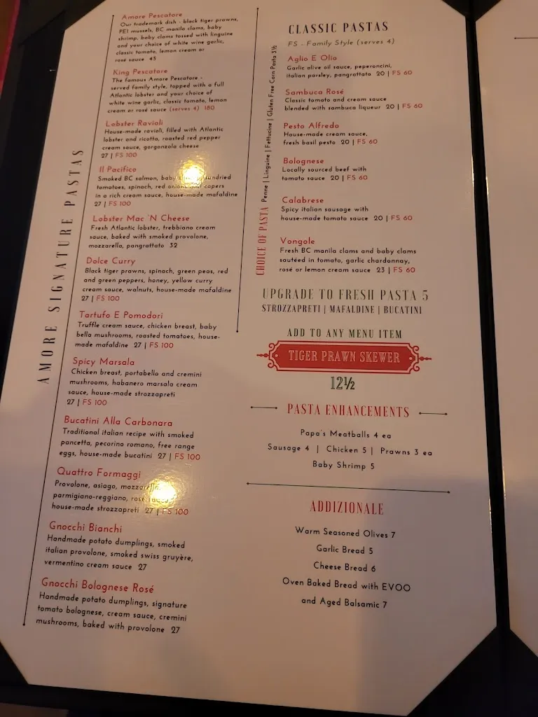 Menu_Cafe Amore Bistro_Edmonton_image_old_2
