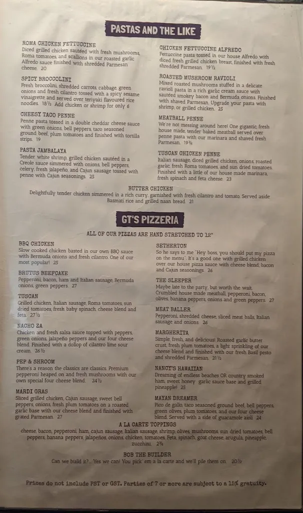 Menu_Good Thymes_The Pas_image_old_2