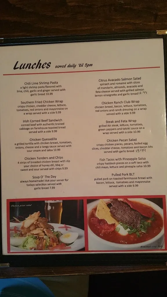 Menu_Sawney Bean's_Steinbach_image_old_3