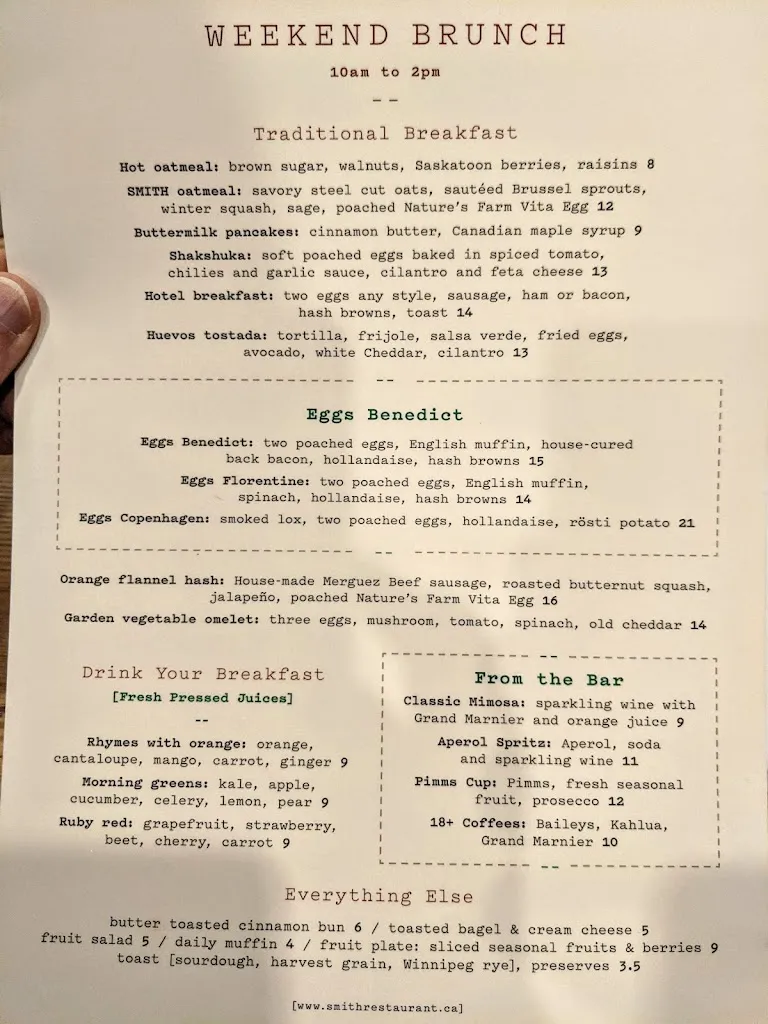 Menu_SMITH Restaurant_Winnipeg_image_old_3