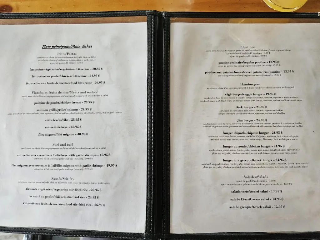 Menu_Le Deck_Edmundston_image_old_1