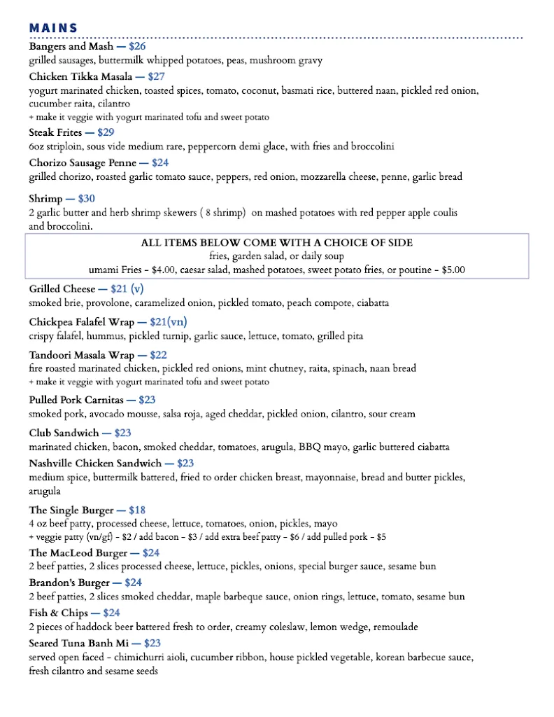 Menu_The Joyce Pub_Fredericton_image_old_1