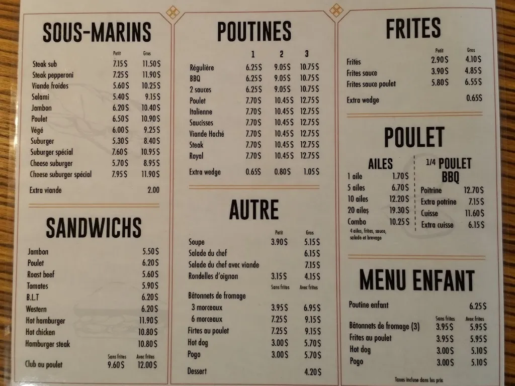 Menu_Le Sub Royal_Shippagan_image_old_2
