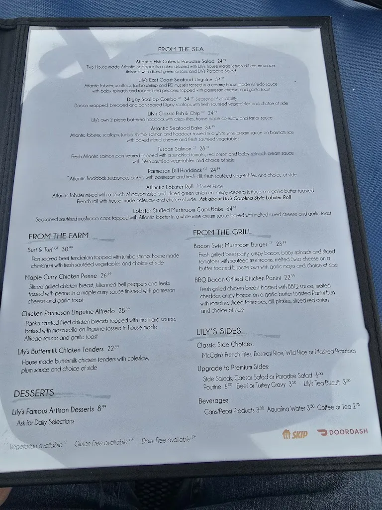 Menu_Lily's_Saint John_image_old_3