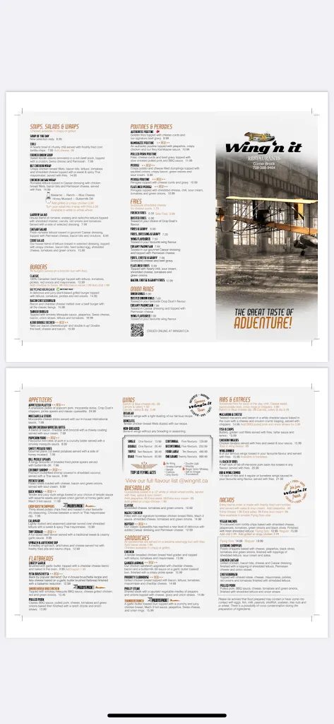 Menu_Wing'n It Corner Brook_Corner Brook_image_old_1