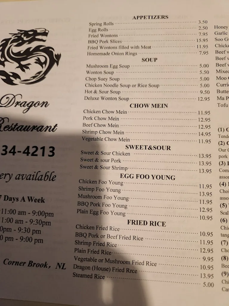 Menu_Dragon Restaurant_Corner Brook_image_old_1