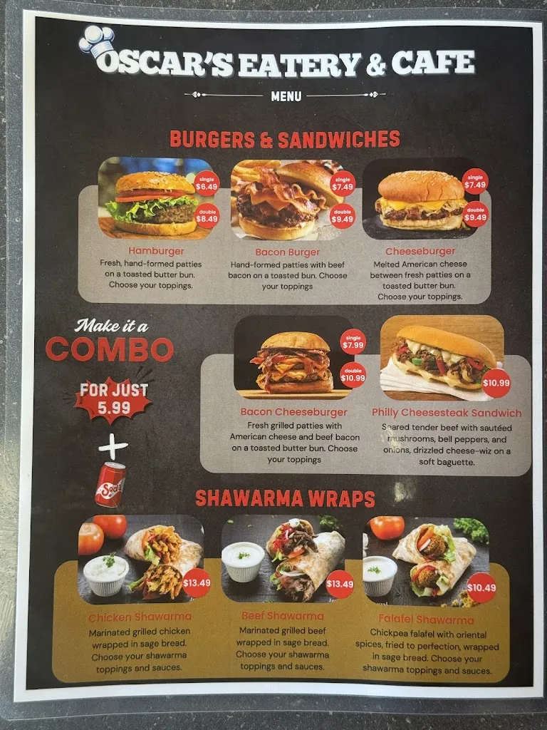 Menu_Oscar’s Eatery & Cafe_Mount Pearl_image_old_1