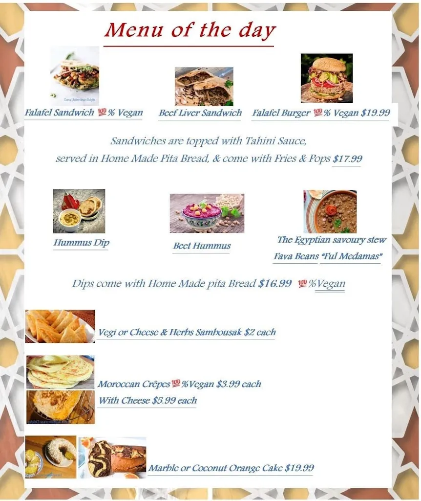 Darna, Mediterranean Delights restaurante en Hay River