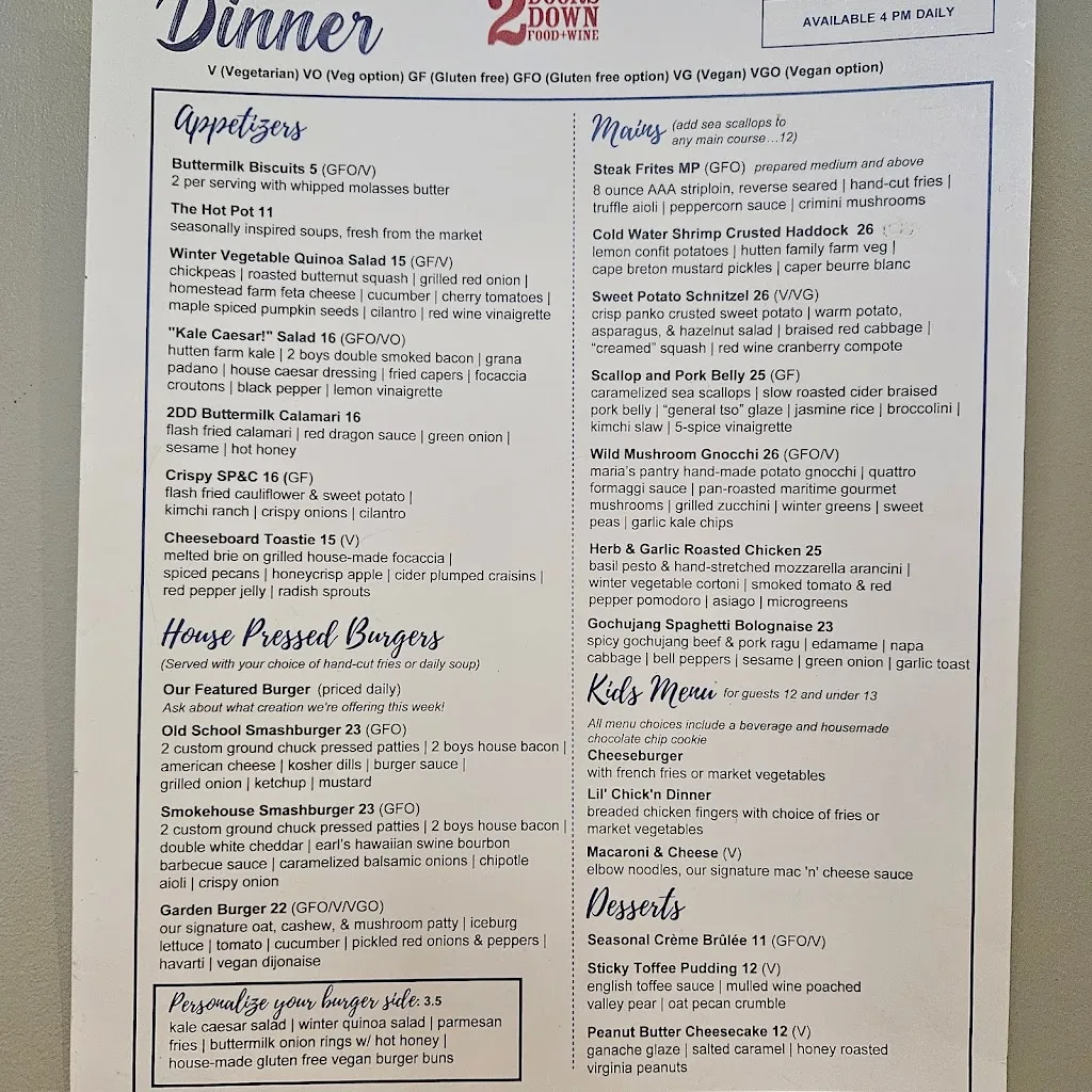 Menu_2 Doors Down Food & Wine Halifax_Halifax_image_old_3