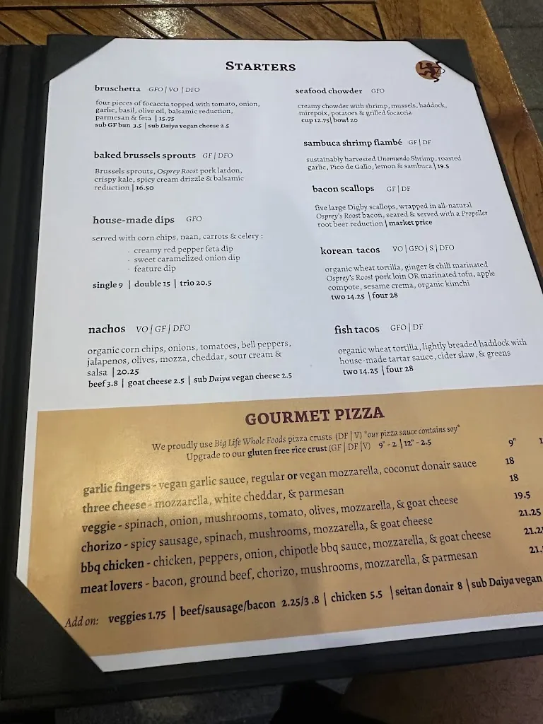 Menu_The Wooden Monkey_Halifax_image_old_3