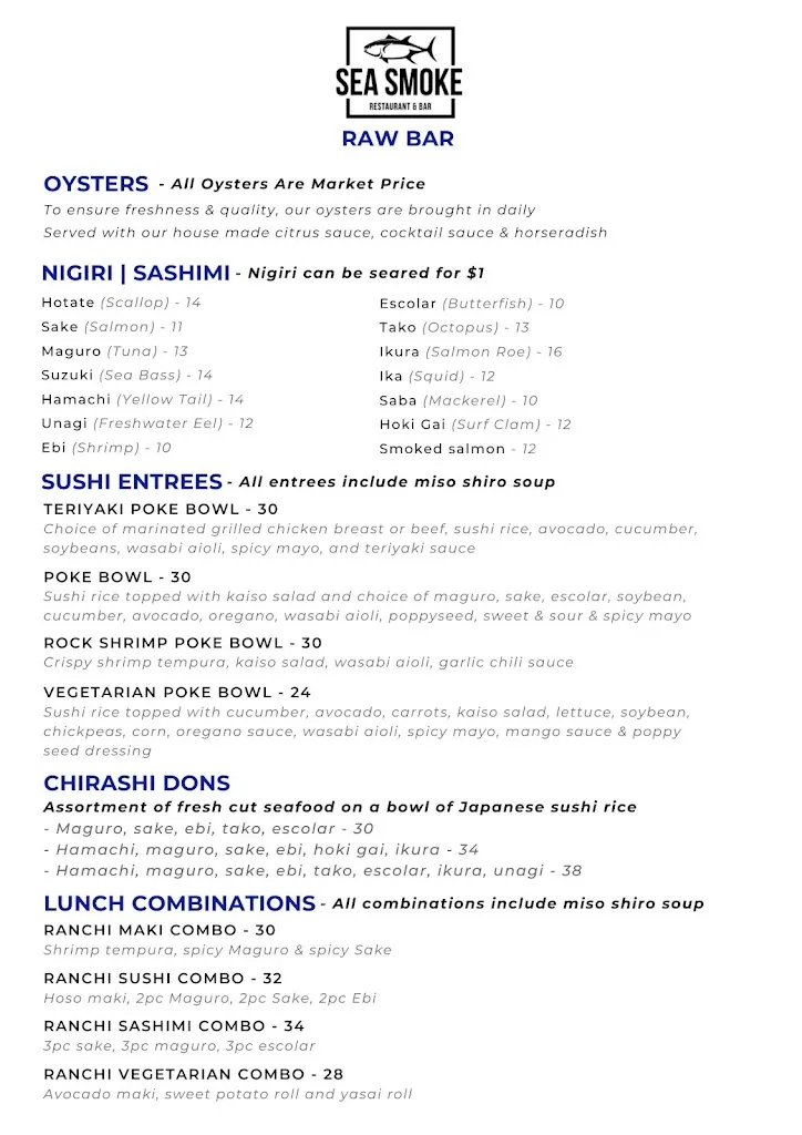 Menu_Sea Smoke Restaurant & Bar_Halifax_image_old_3