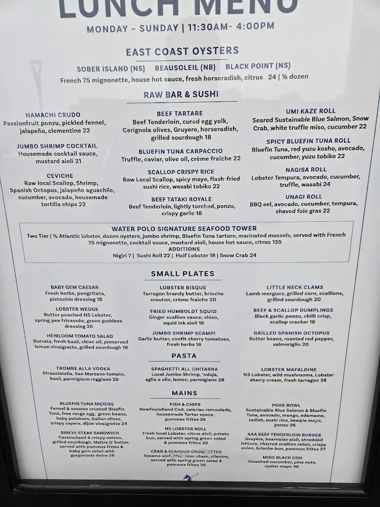 Menu_Water Polo Restaurant_Halifax_image_old_1