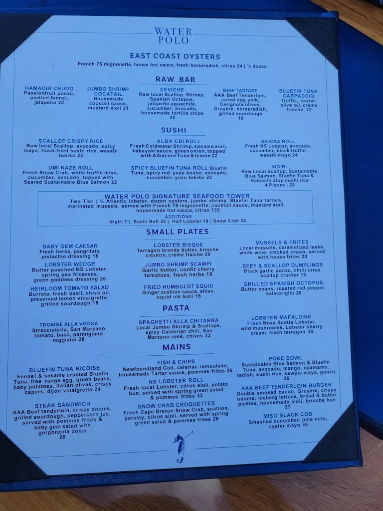 Menu_Water Polo Restaurant_Halifax_image_old_3