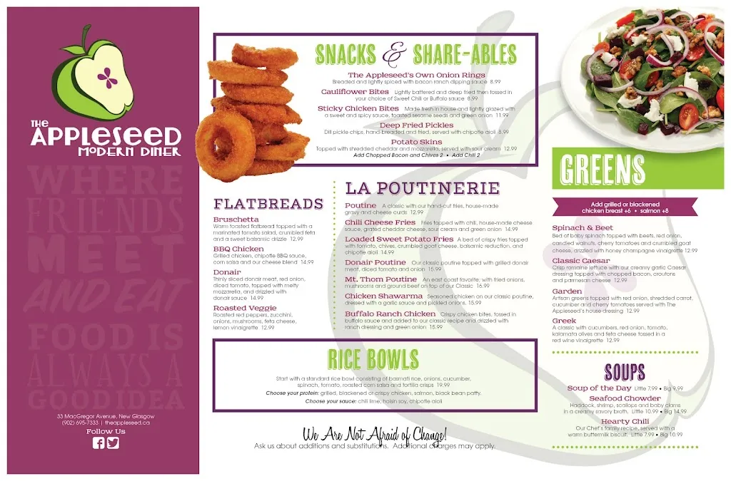 Menu_The Appleseed Modern Diner_New Glasgow_image_old_2