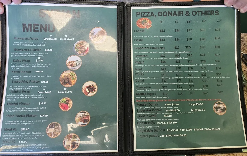 Menu_Maple Cedar Syrian Kitchen_New Glasgow_image_old_1