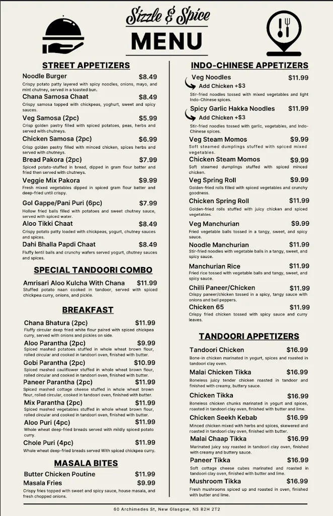 Menu_Sizzle & Spice - New Glasgow_New Glasgow_image_old_2